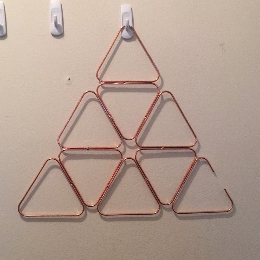 Rose Gold Accessory Hanger